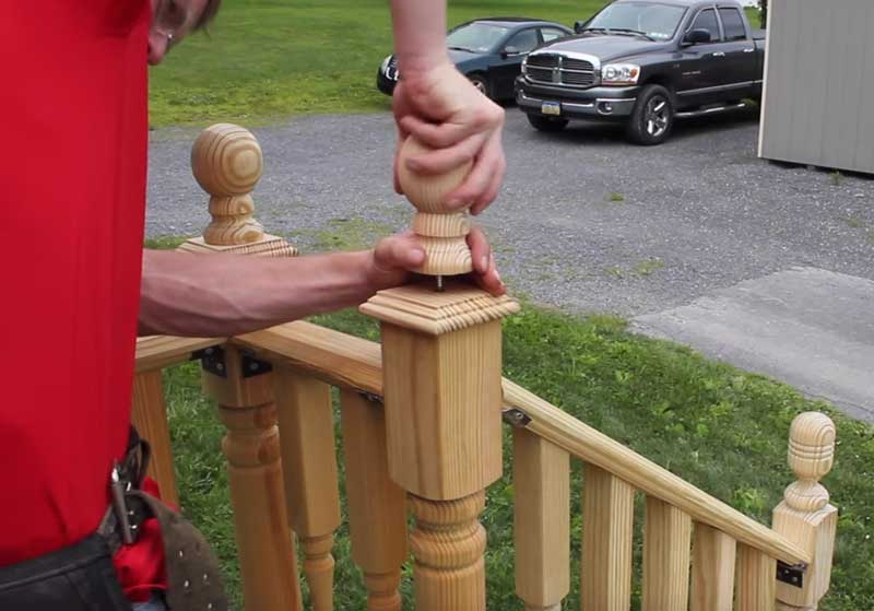 How to install Post Caps and Finials