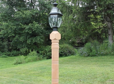 Wooden Exterior Lamp Posts S L Spindles, How Much Do Lamp Posts Cost